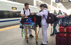 连平县机场、火车站急救转院